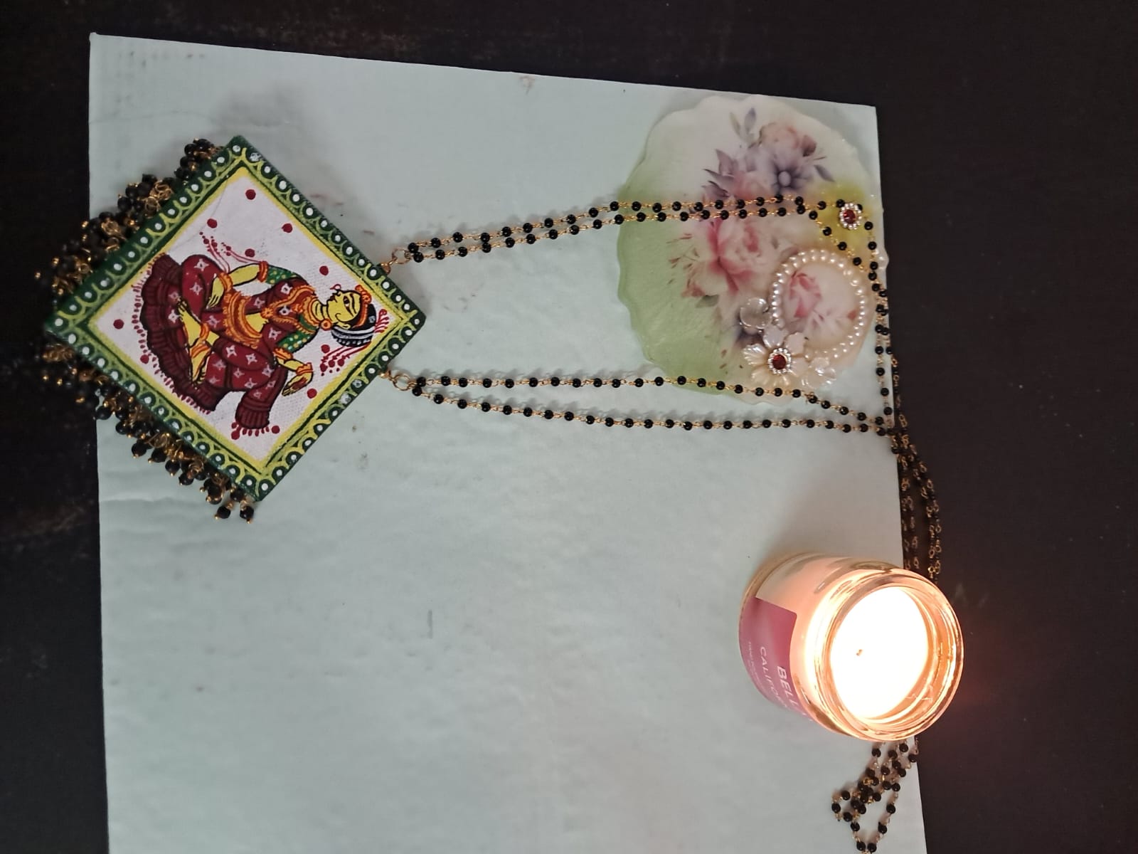 Pattachitra Handcrafted Pendant Necklace